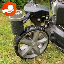 Ruohonleikkuri testi: Ergonomia Ruohonleikkuri testi: Ergonomia
